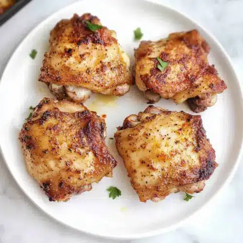 Oven Baked Boneless Skinless Chicken Thighs Recipe